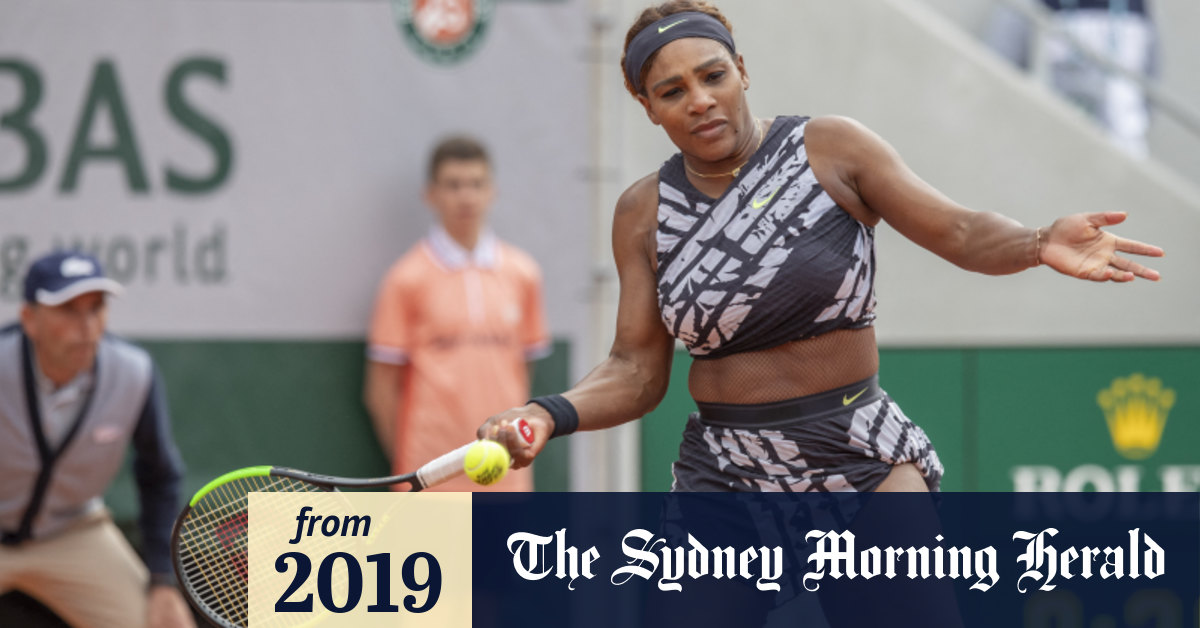 Serena williams roland sales garros 2019 dress